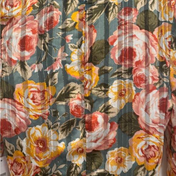 Olia sold at Anthropology Floral Long Sleeve Tiered Ruffle Maxi Dress - Picture 10 of 10